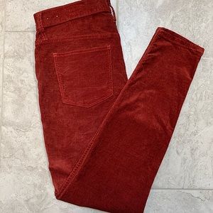 Madewell corduroy high-rise jeans, size 29